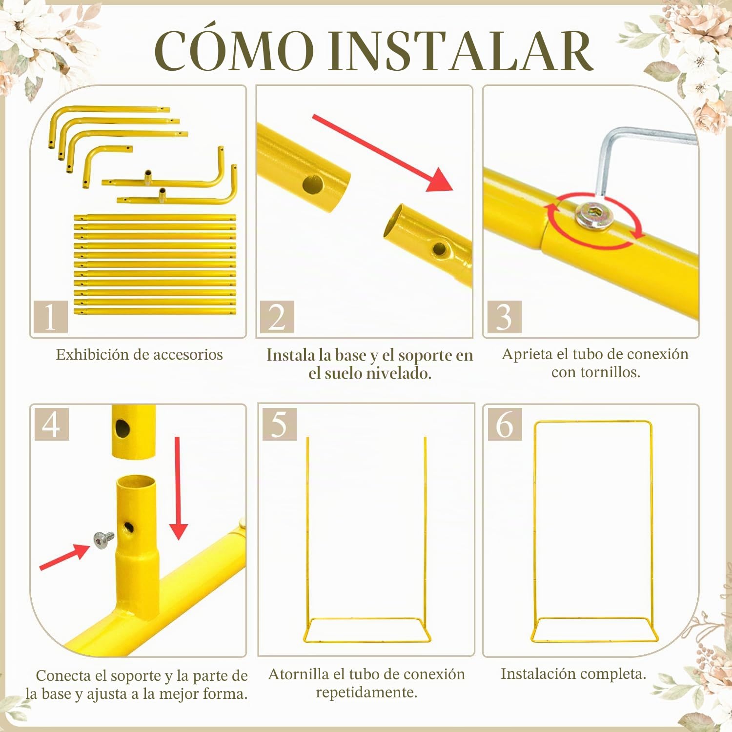 FUHSY Soporte de metal dorado ajustable para letrero de boda, 172 x 81 x 40 cm, caballete de asiento resistente para despedida de soltera, recepción, fiesta, póster