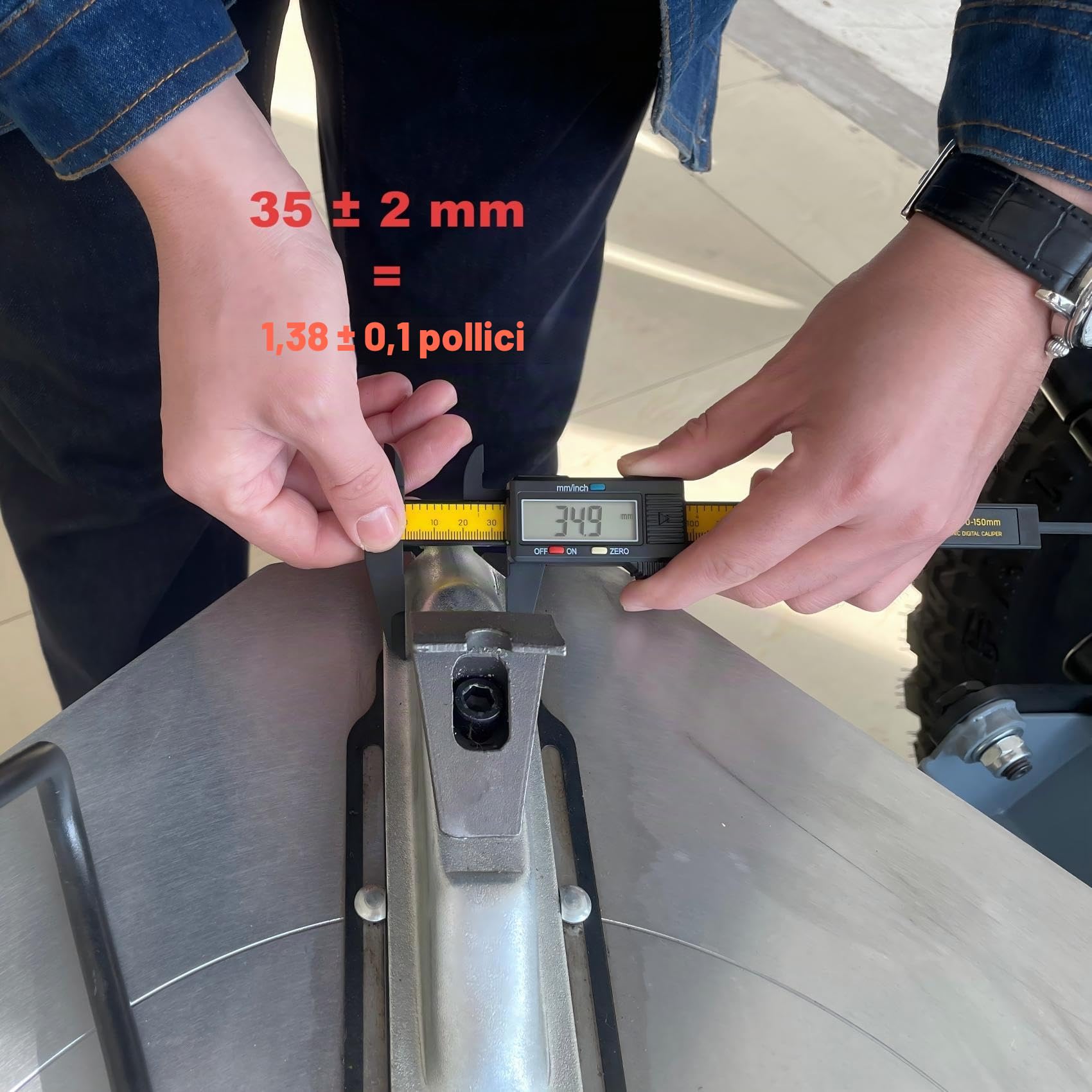 Divaricatore per Pneumatici per Macchina smontagomme | Mantiene aperti i fianchi per ispezione e riparazione; per ganasce compatibili da circa 35 × 27,5 mm.