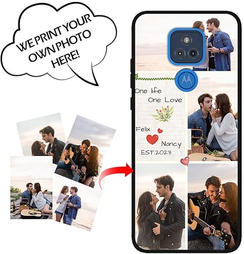Miniatura 2 de Fundas de teléfono personalizadas para Motorola Moto G Play 2021, cubierta personalizada para teléfono con múltiples fotos, regalo personalizado