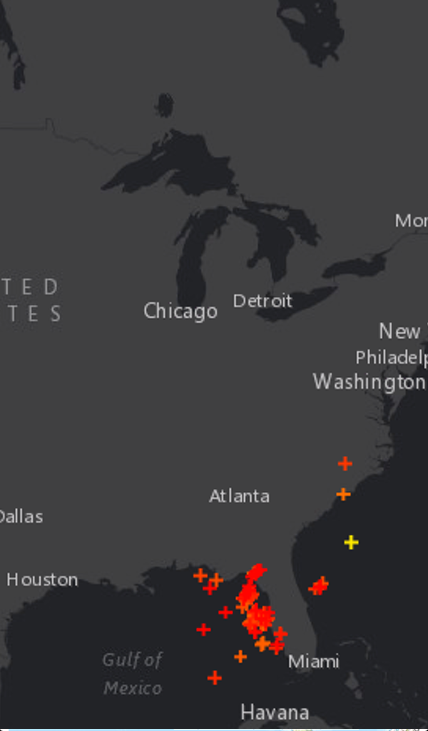 US Lightning Strikes Map App on Amazon Appstore