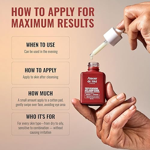 Miniatura 5 de ADM - Suero de retinol puro antienvejecimiento para la cara con niacinamida, rejuvenecimiento, suaviza líneas finas, arrugas, cicatrices de acné,