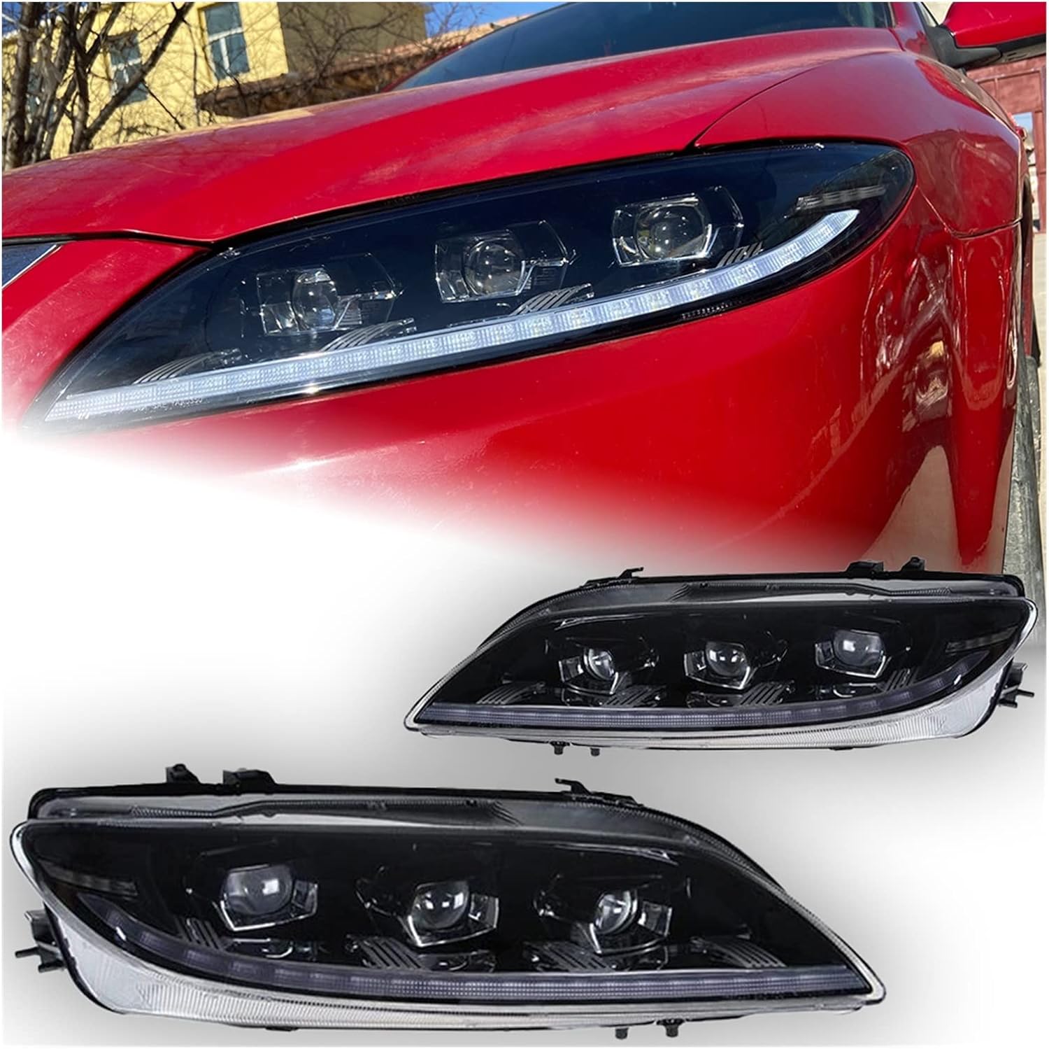 フロントランプアッセンブリー マツダ 6 2004-2012 車のヘッドライト