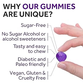 Magnesium Citrate Gummies - Sugar-Free, Vegan and Non-GMO for Better Sleep and Relaxation - No Sugar Alcohol - Magnesium Supplement for Adults, Teens and Kids - Mixed Berry - 240 Chews