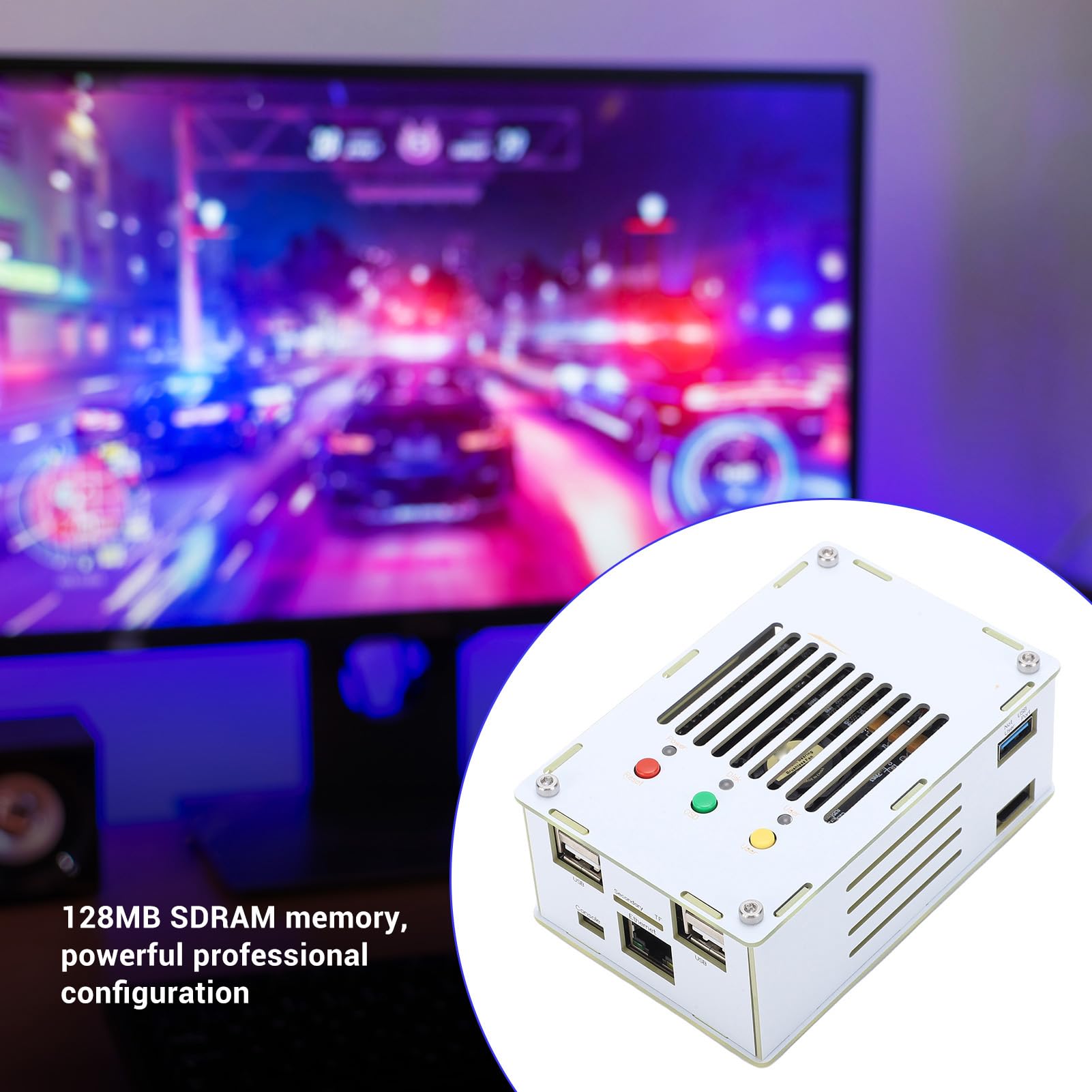 Kit di Sviluppo FPGA per Console di Gioco, Scheda Avanzata con Alloggiamento Integrato e Hub USB, per Chip FPGA Cyclone V SE 5CSEMA6U23C6N