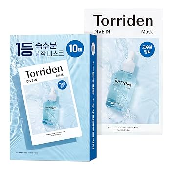 Amazon | Torriden DIVE-IN 低分子ヒアルロン酸マスクパック