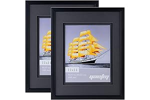 Classic Black Picture Frames for 8x10 Artwork