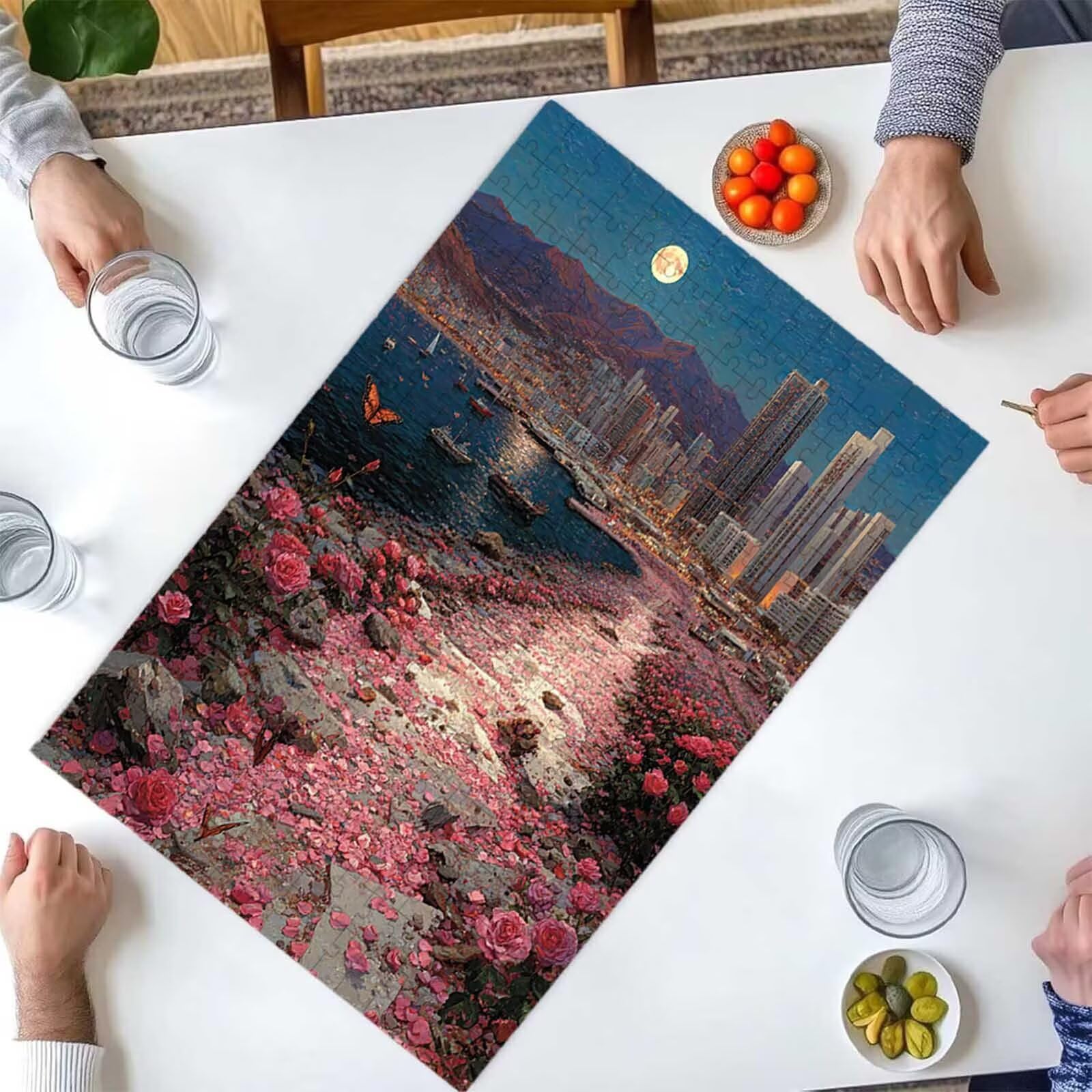2000 Pezzi di Puzzle, Uomo Fiore 2000 Pezzi di Puzzle per Adulti, Regalo Anniversario, Regalo Natale, Decorazione Casa, Prevenzione Degenerazione Cerebrale Negli Anziani 100 x 70cm PjY7484 D-U