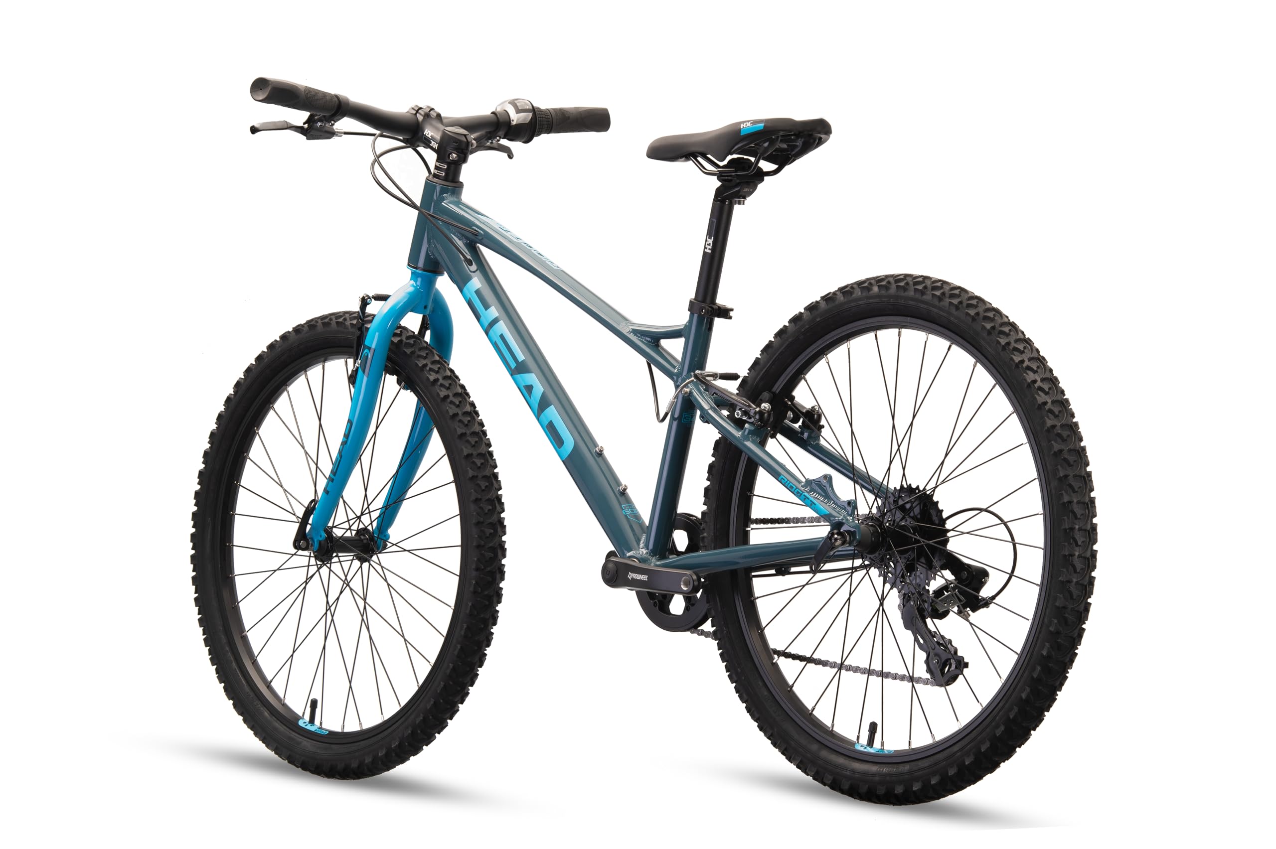 HEAD Bicicleta Infantil Unisex Ridott 1.0 24, Azul Oscuro/Azul Claro, 34