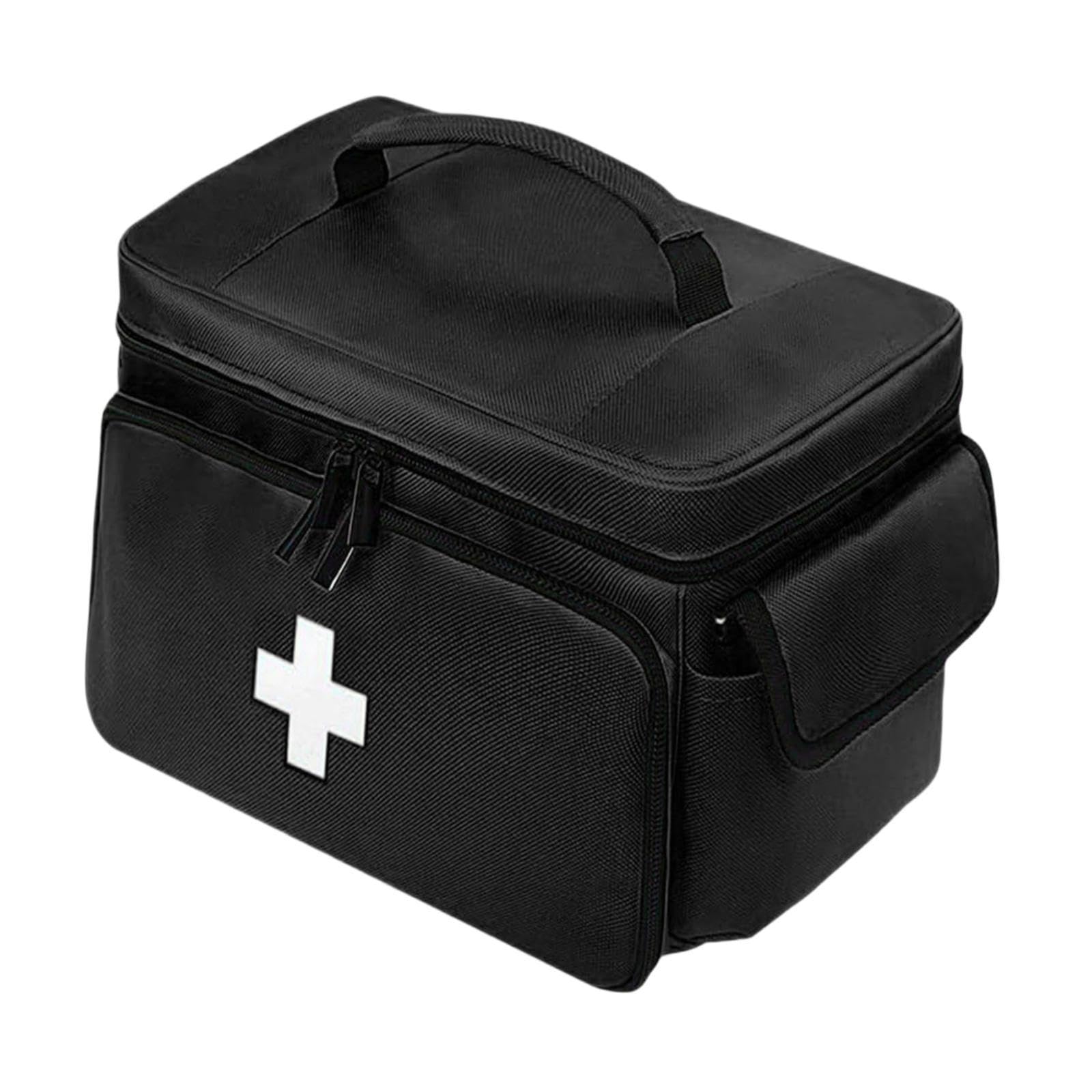 Trousse de Premiers Secours Vide, Sac de Rangement Portable, pour Le Bureau, La Randonnée et Les Activités de Plein Air