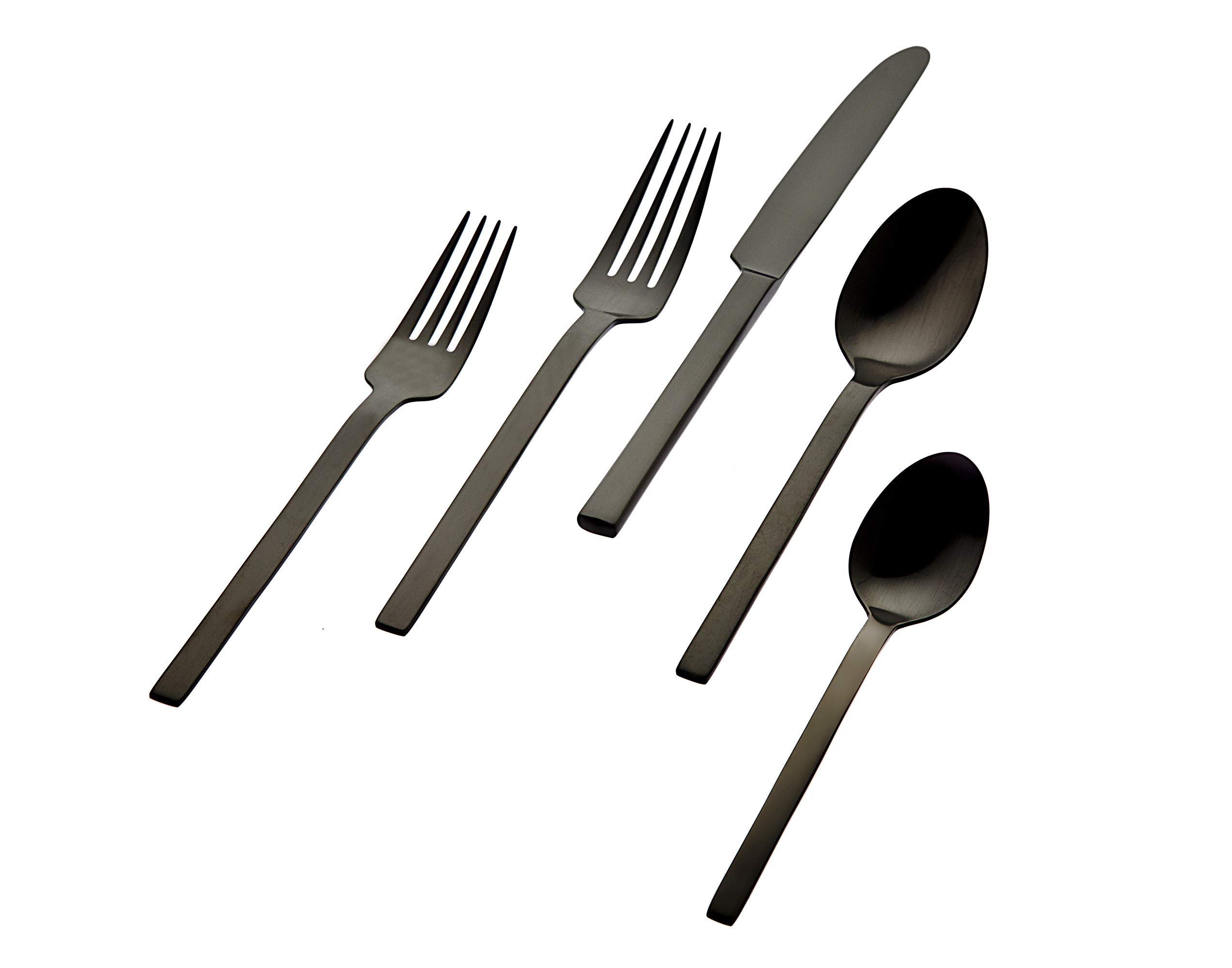 Godinger 20‑Piece Stainless Steel Silverware Set, Flatware Utensil Set for 4, Atlas, Silver Matte, 18/0 — Amazon image 16