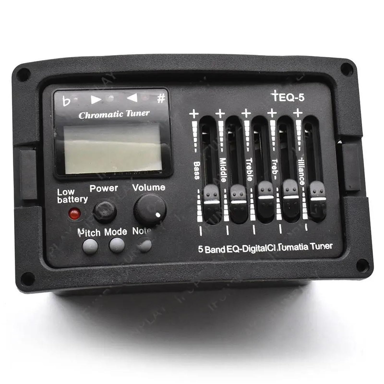 Preamplificatore per chitarra acustica a cinque bande equalizzatore mixer digitale accordatore pickup piezoelettrico Pickup Chitarra Acustica