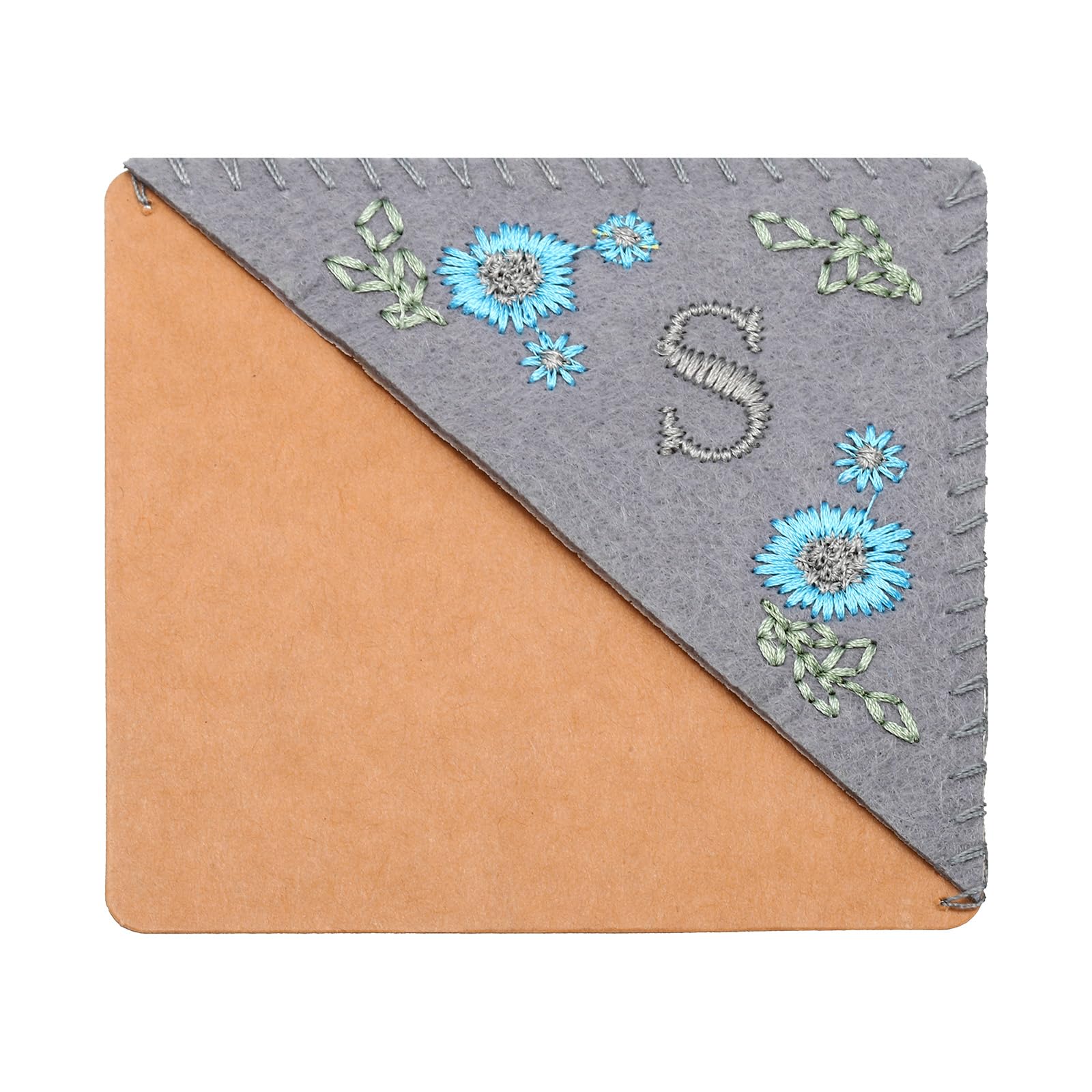 PATIKIL Personalized Embroidered Corner Bookmark