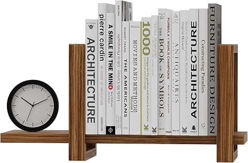 Miniatura 12 de Estantería de escritorio ajustable, estantería de mesa retro, estantería de escritorio para la parte superior del escritorio en la sala de estar,