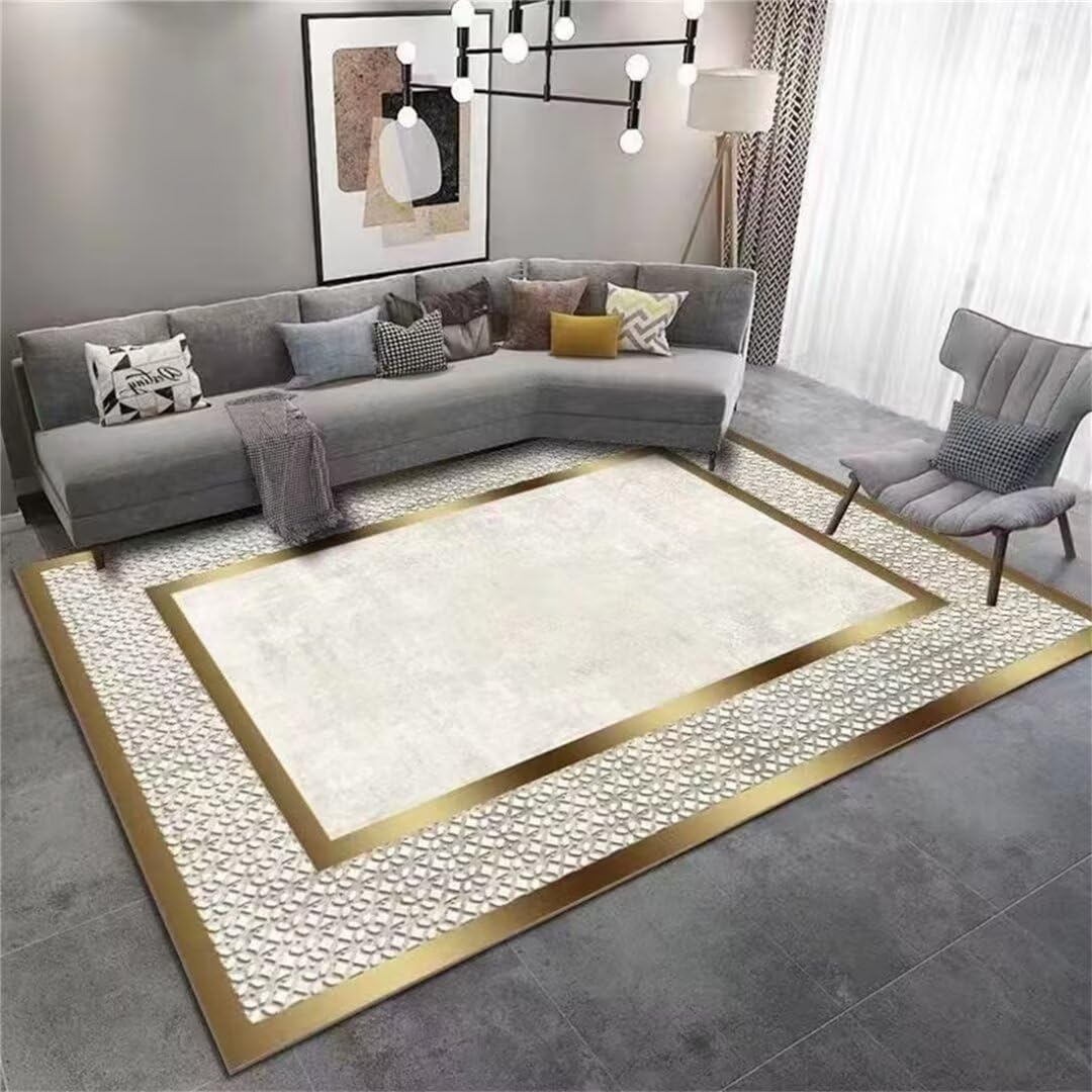 Tapis d'extérieur lavable et antisalissure gris 90x160cm pour salon