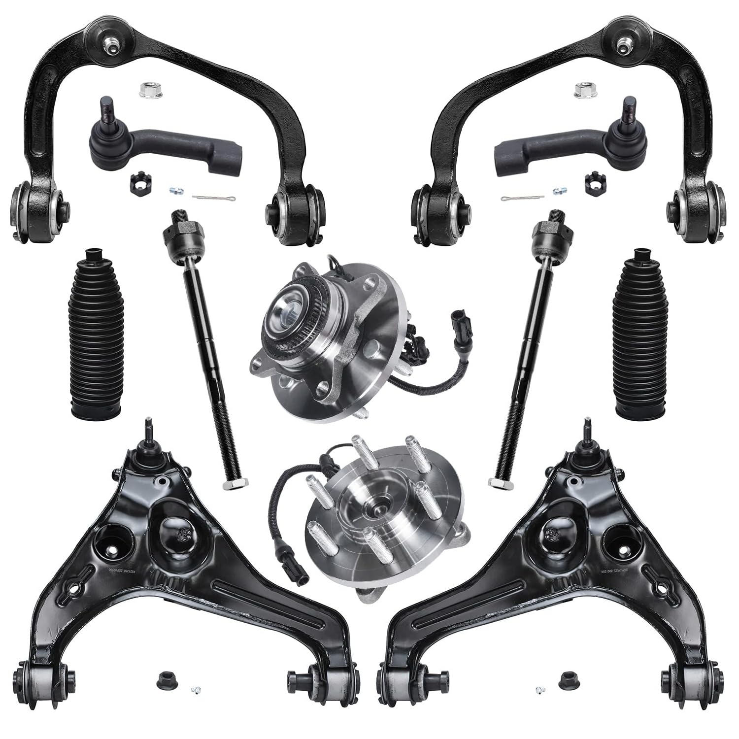 Detroit Axle - [4WD 6 Lug] Front Suspension Kit for 2009 2010 Ford F-150
