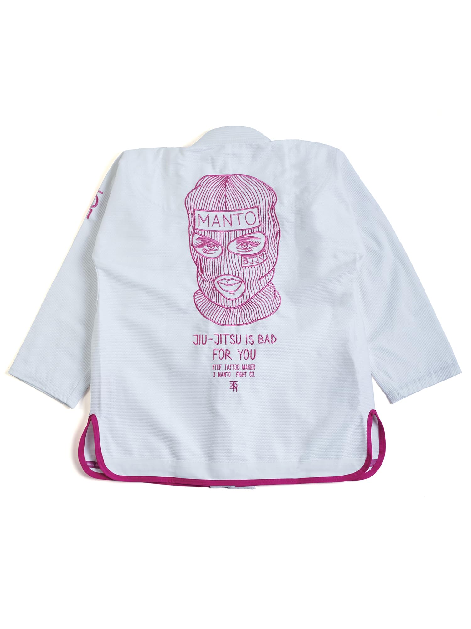 MANTO X Ktof Balaclava BJJ Gi White (Lot de 2) Homme