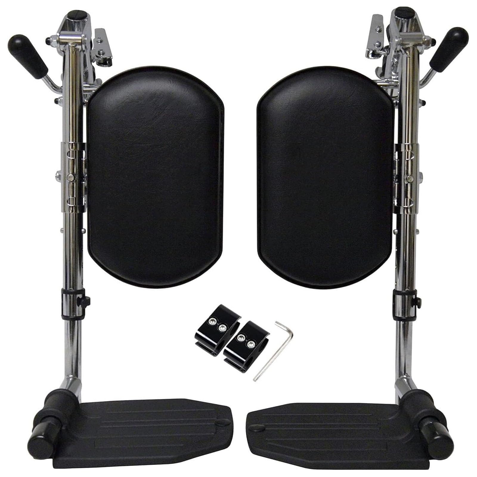 Reemplazo Universal de Reposapiés ReposapiéS Elevables para Sillas de Ruedas Ángulo Ajustable de 90° a 180° Soporte de Pedal para Usuarios de Sillas de Ruedas