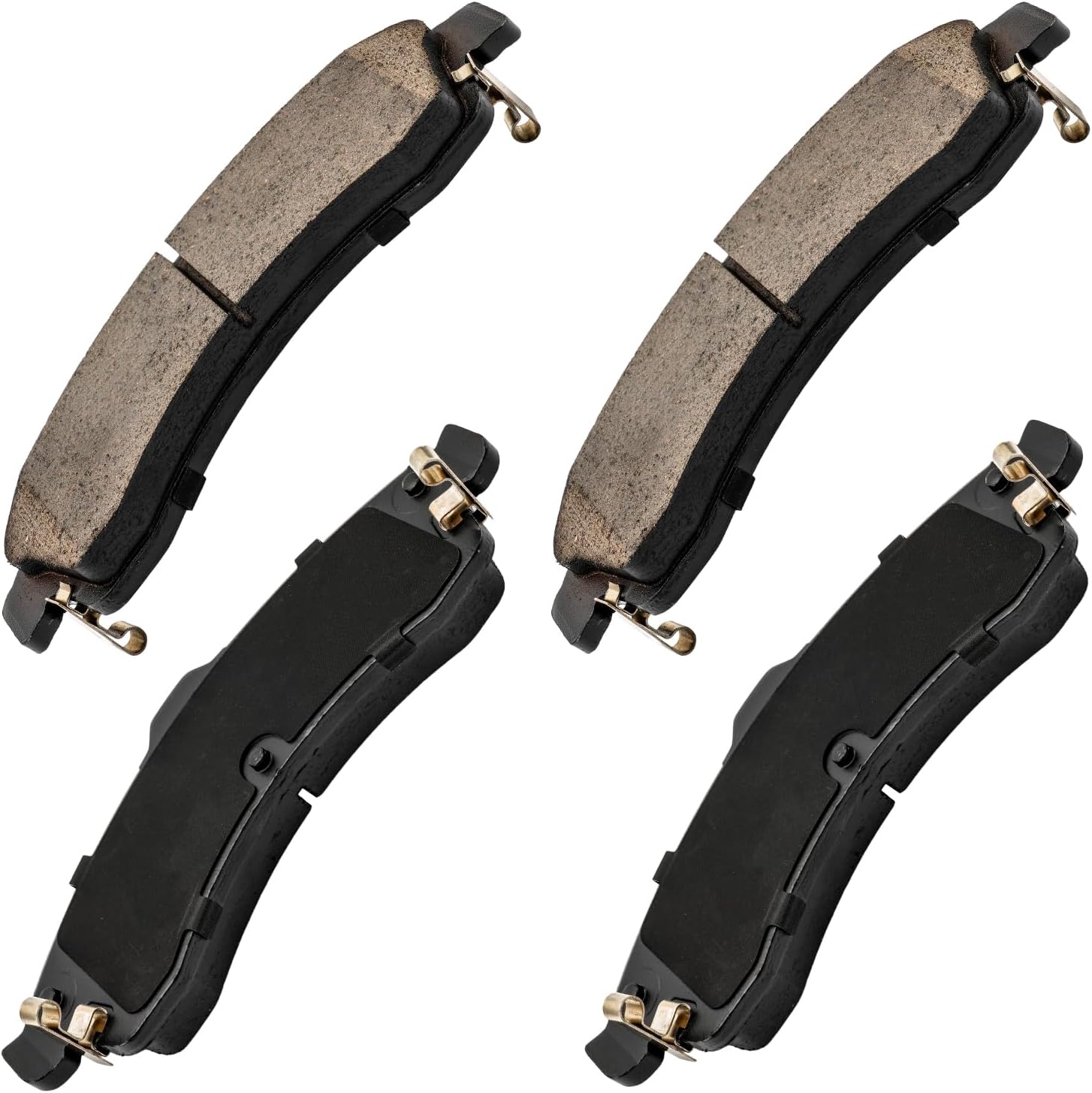 PHILTOP Ceramic Front Brake Pads For SSR 2003-2006, 4 Pcs replace # D882