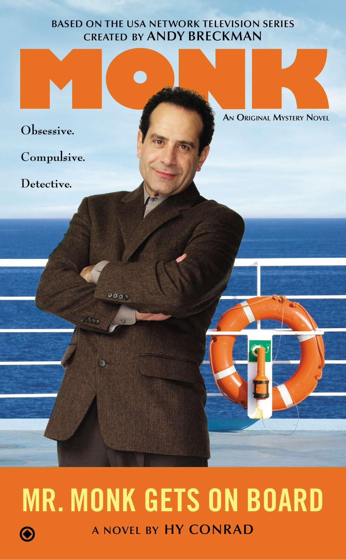 Mr. Monk Gets On Board by Hy Conrad PAPERBACK 9780451240965