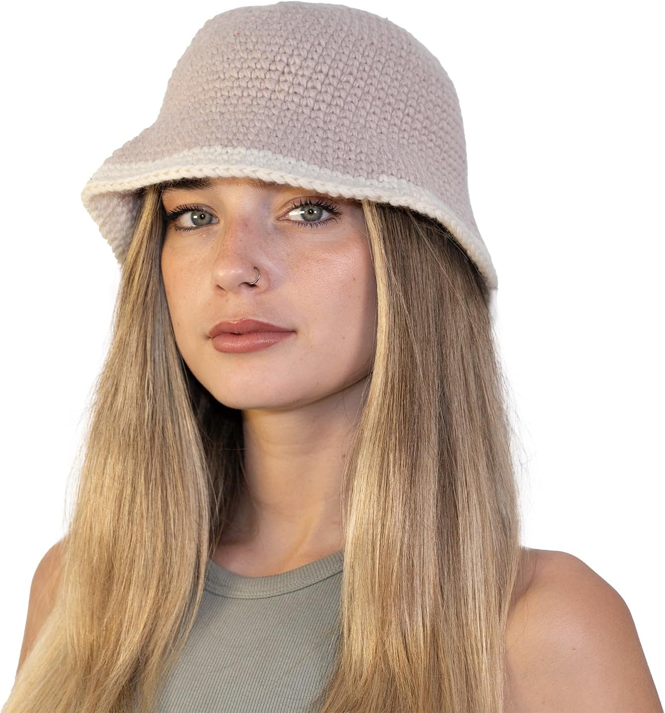 Hand Knit Merino Wool Bucket Hat