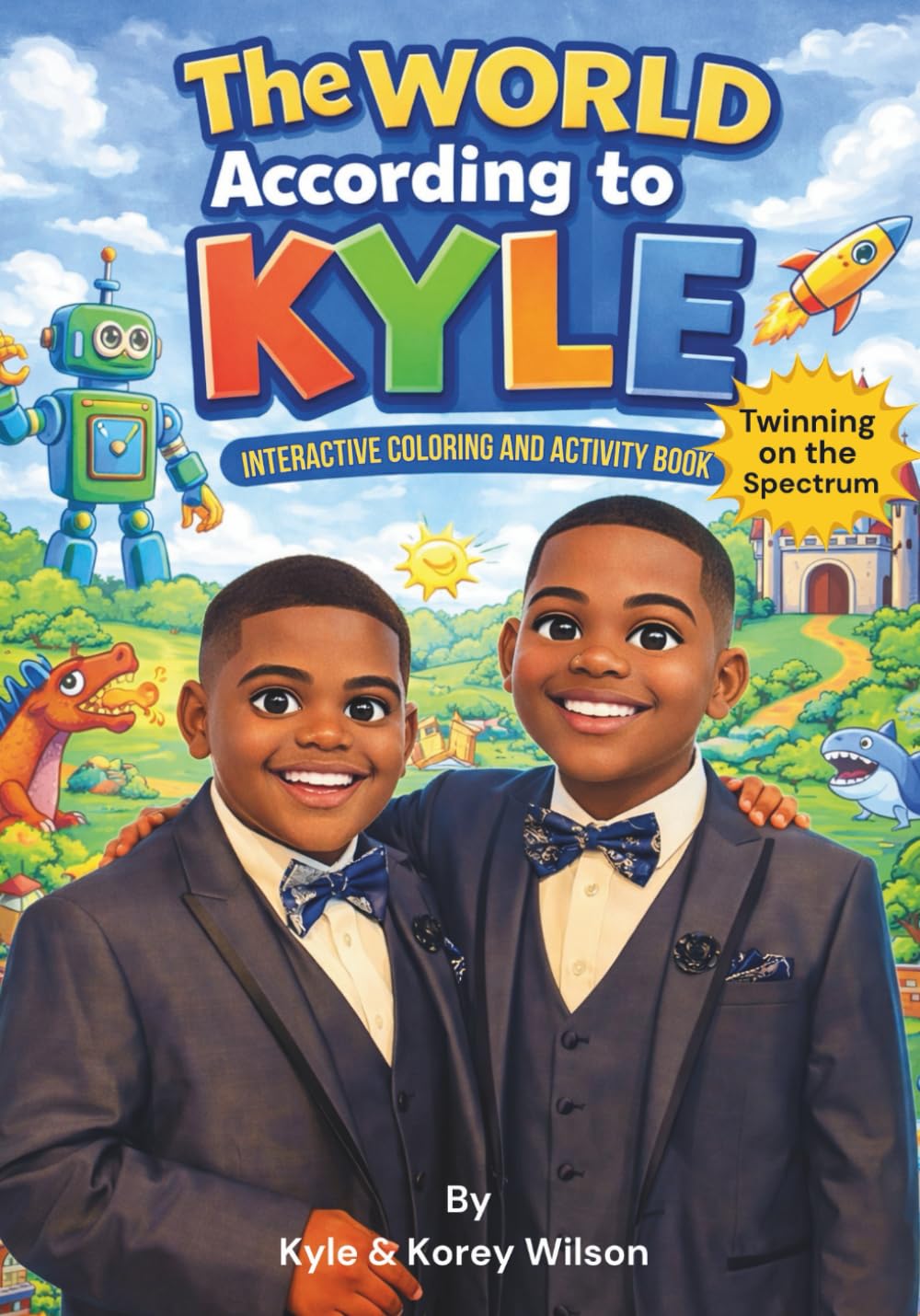 The World According to Kyle: Interactive Coloring and Activity Book (Autism Funnies)