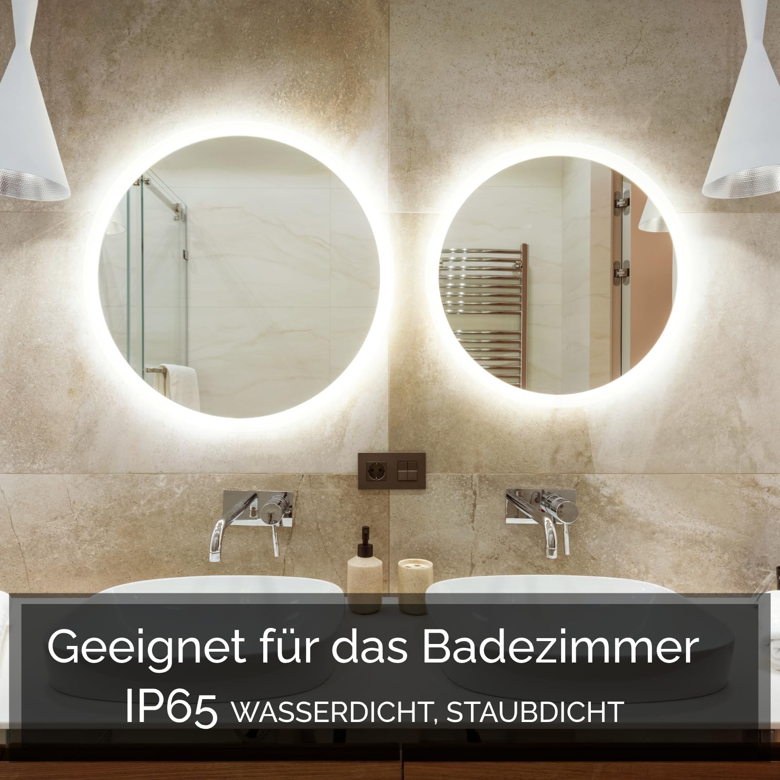 Lumiled LED Streifen 5M, 1920 LEDs 12V neutralweiß 4000K, 50W NEON LED Strip, COB LED Band IP65 wasserdicht, Hohe Helligkeit 5500 lm Selbstklebend, Lichtband Außenbereich Küche, ohne Netzteil