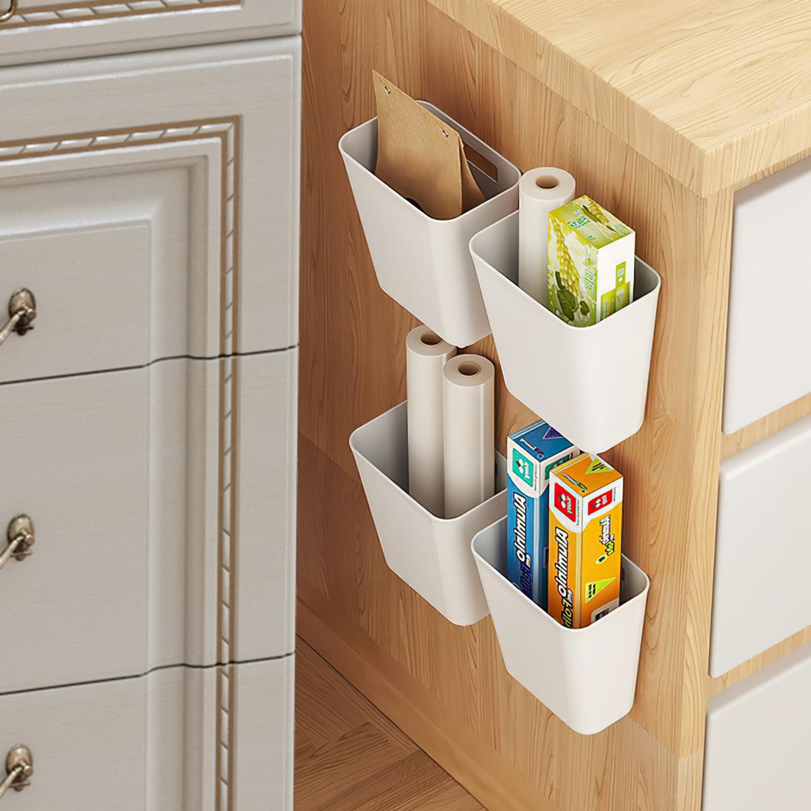 2 stuks opbergdoos aan de muur gemonteerde keukenorganizer ruimtebesparende opslagcontainer voor thuisbadkamer kopen vanaf een prijs van 12