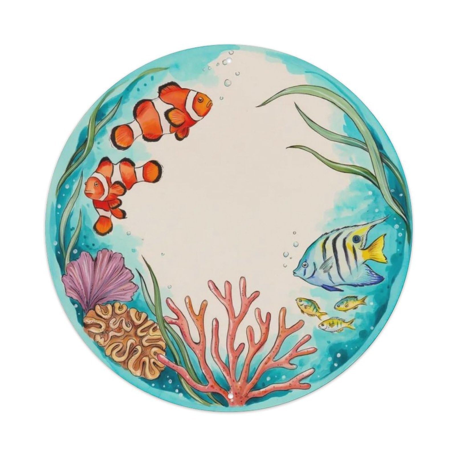 Ocean Vibes Metal Tin Sign Plaque