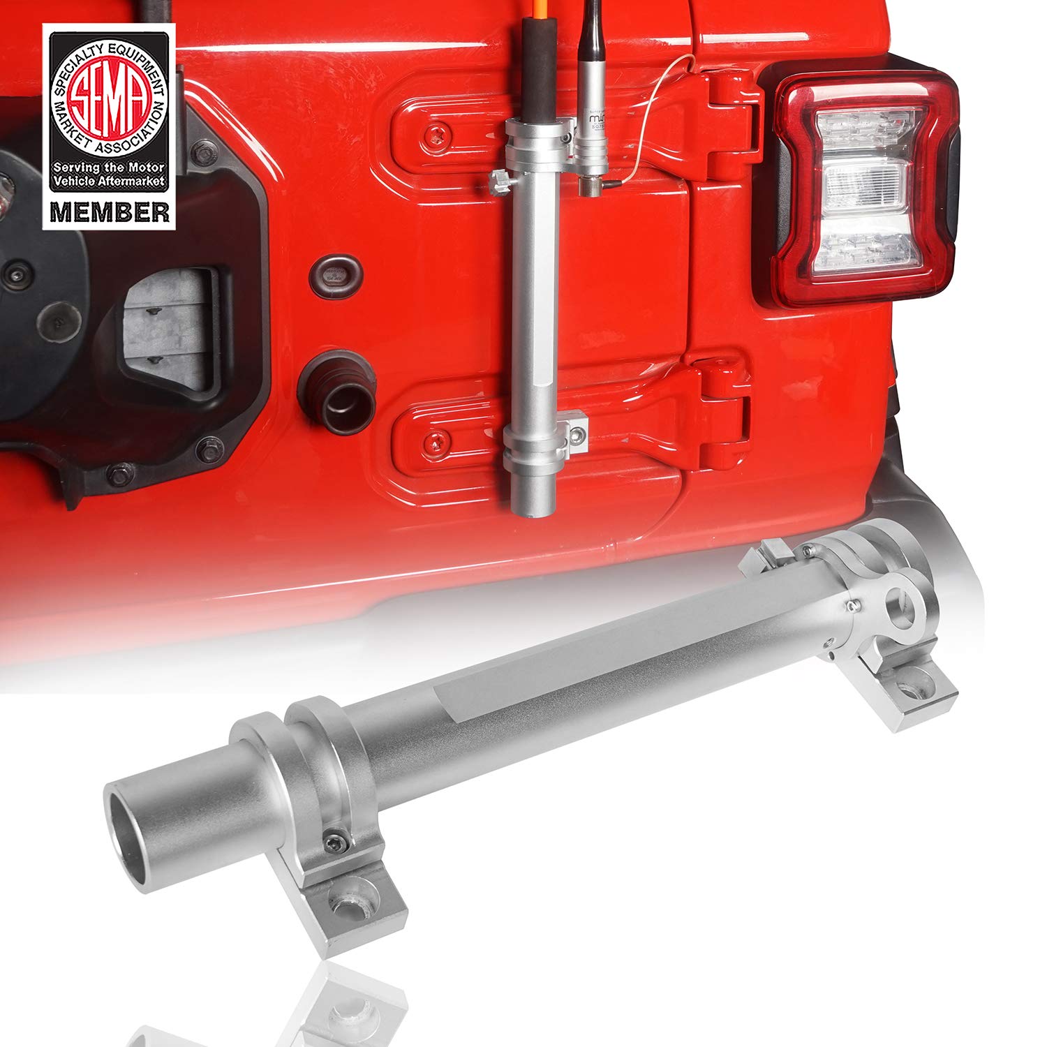 Buy Hooke Road for Jeep Wrangler JL Tailgate Hinge Mount Single Flag