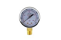 Vista 5 de SÜA - Manómetros de baja y alta presión para regulador de oxígeno - 2.5 pulgadas (PAREJA)