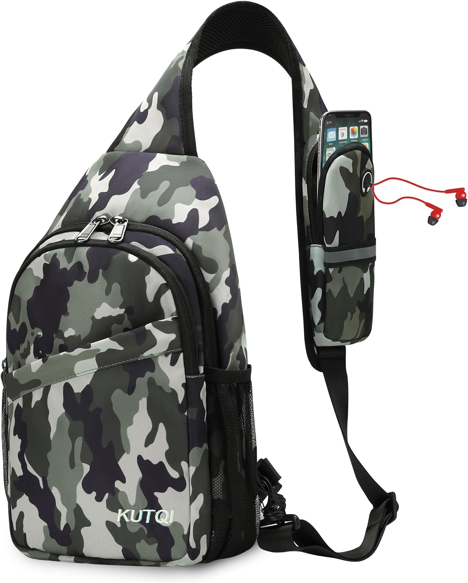Crossbody Sling Bag for Women Men Multipurpose Sling Backpack Travel Essentials Hiking Shoulder Bag Daypack