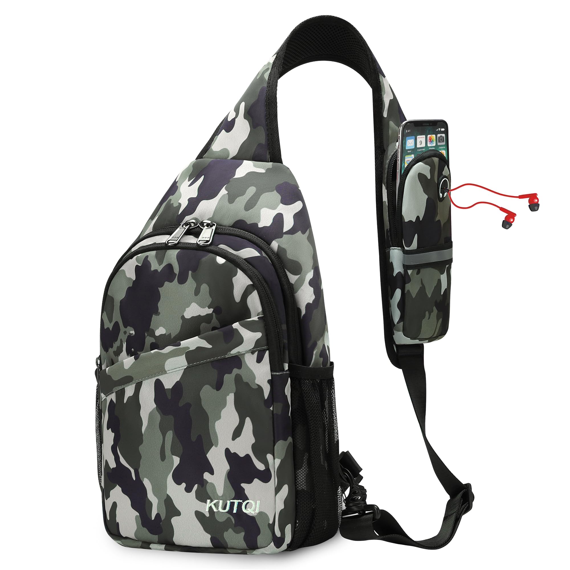 Crossbody Sling Bag for Women Men Multipurpose Sling Backpack Travel Essentials Hiking Shoulder Bag Daypack