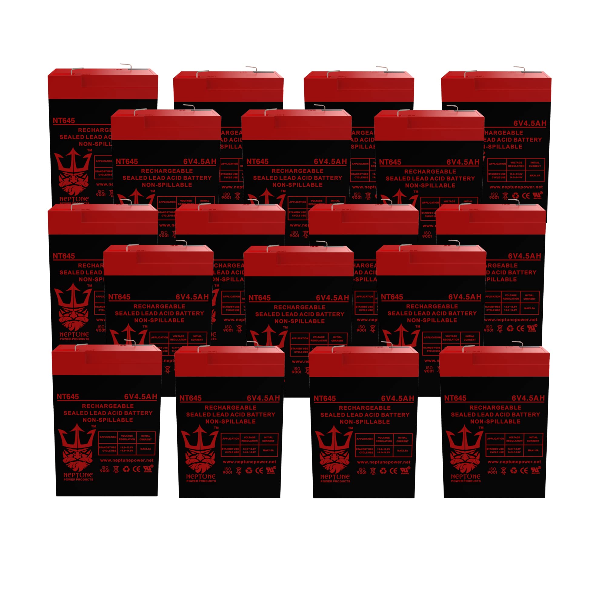 Neptune Replacement Ride-On Toy Battery for Peg Perego Choo Choo Express Train with Track (IGED1116) (18 Pack)