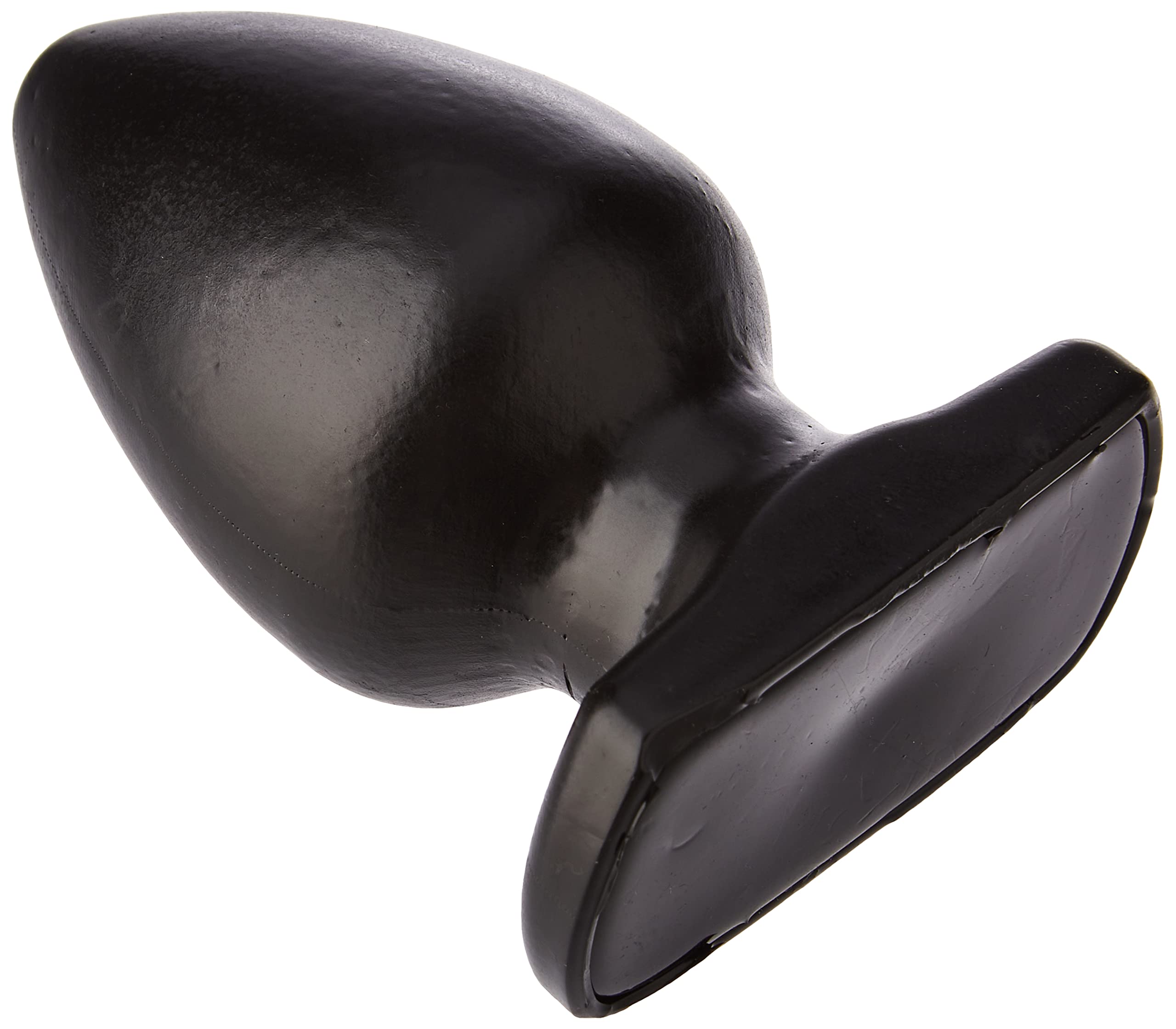 Plug Anal Medium En PVC Noir, Dimensions 9 X 5,5 Cm - Neuf