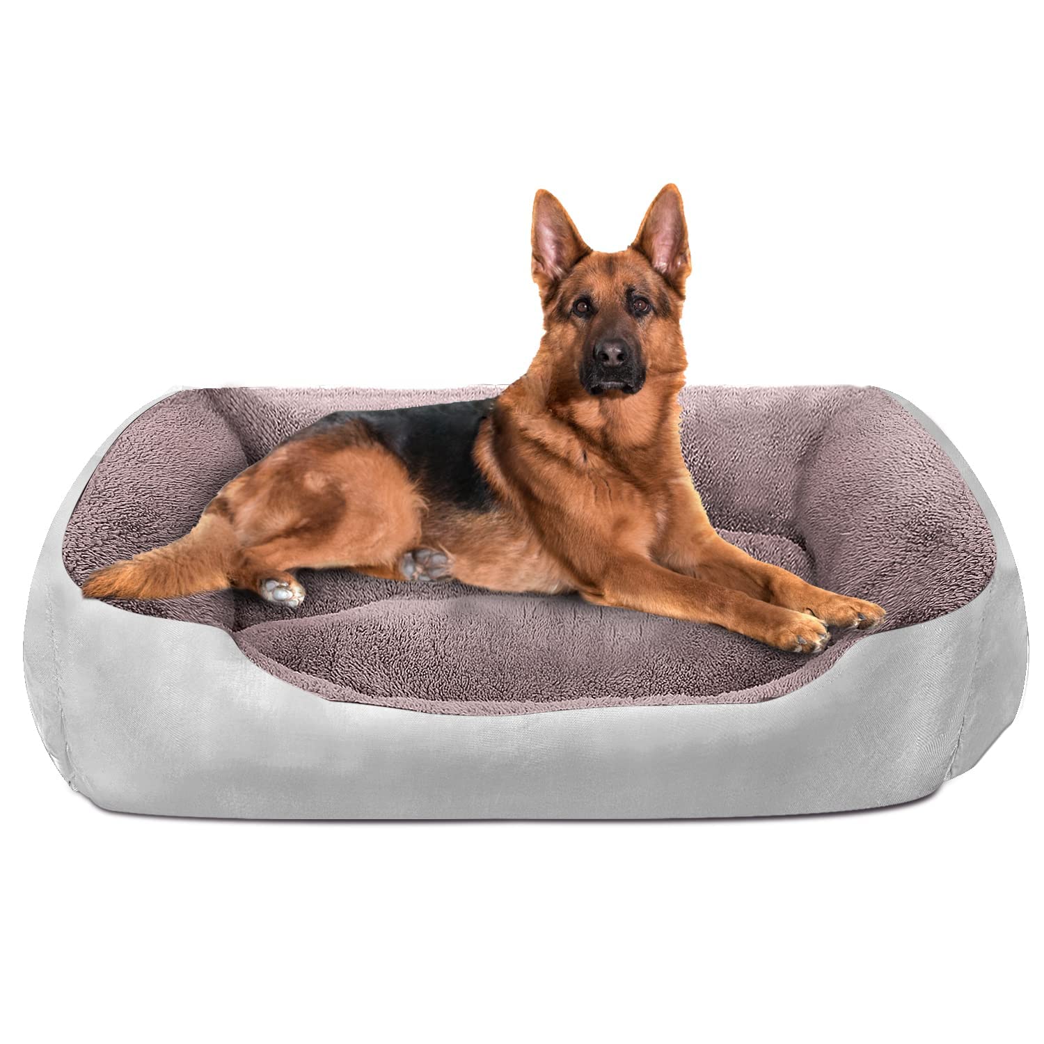 Utotol Dog Beds for Large Dogs, Large Dog Bed Washable, Orthopedic Dog Bed, Waterproof Non-Slip Bottom