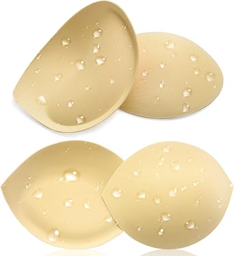 Nimiah Bra Pads Inserts Push-up - Add 1-Cup & 2-Cup Breast Enhancer 2 Pairs Set, Lightweight Boob Insert for Bra Bikini