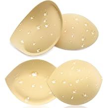Nimiah Bra Pads Inserts Push-up - Add 1-Cup & 2-Cup Breast Enhancer 2 Pairs Set, Lightweight Boob Insert for Bra Bikini