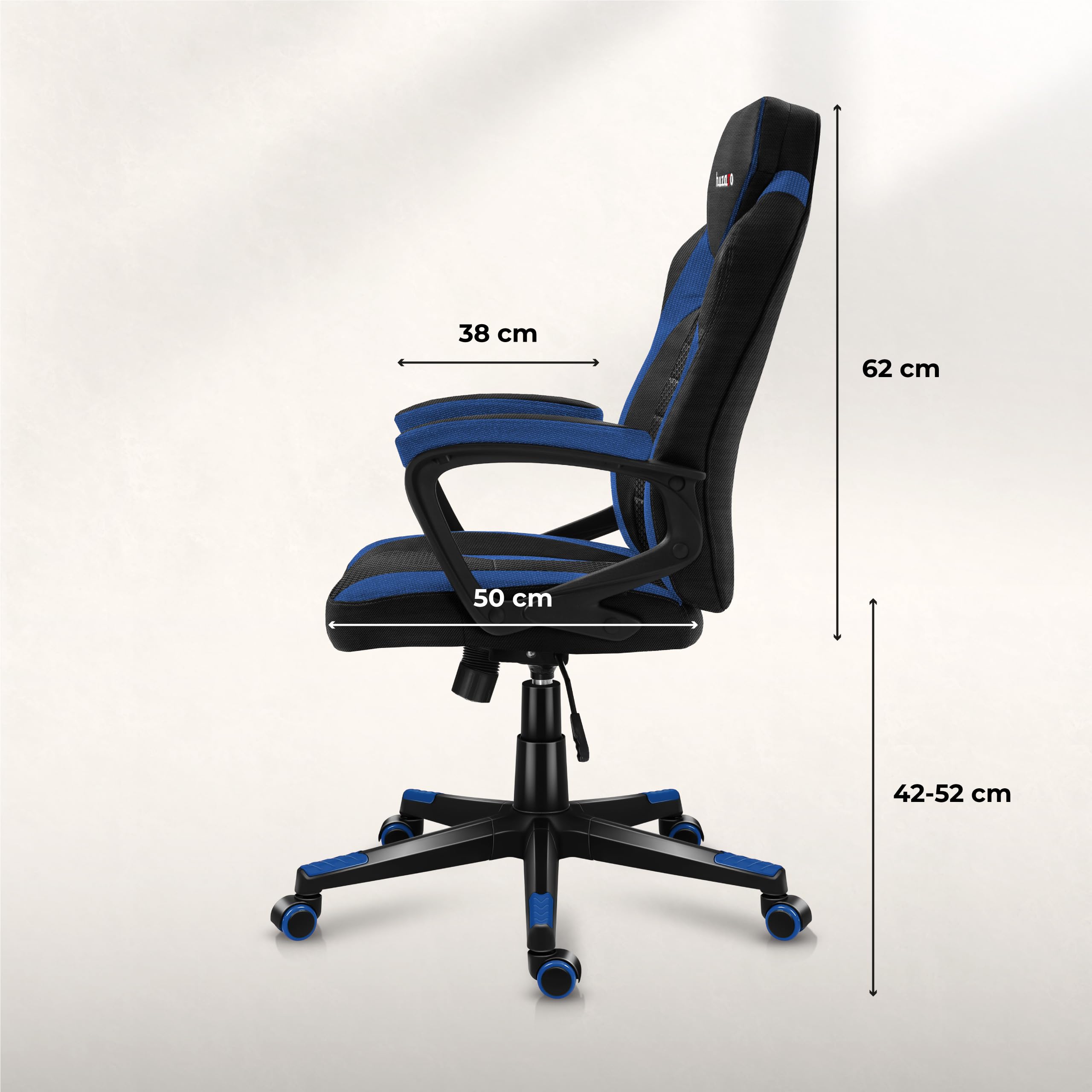 huzaro Force 2.7 Gamingstoel, ergonomisch, draagvermogen 140 kg, in
