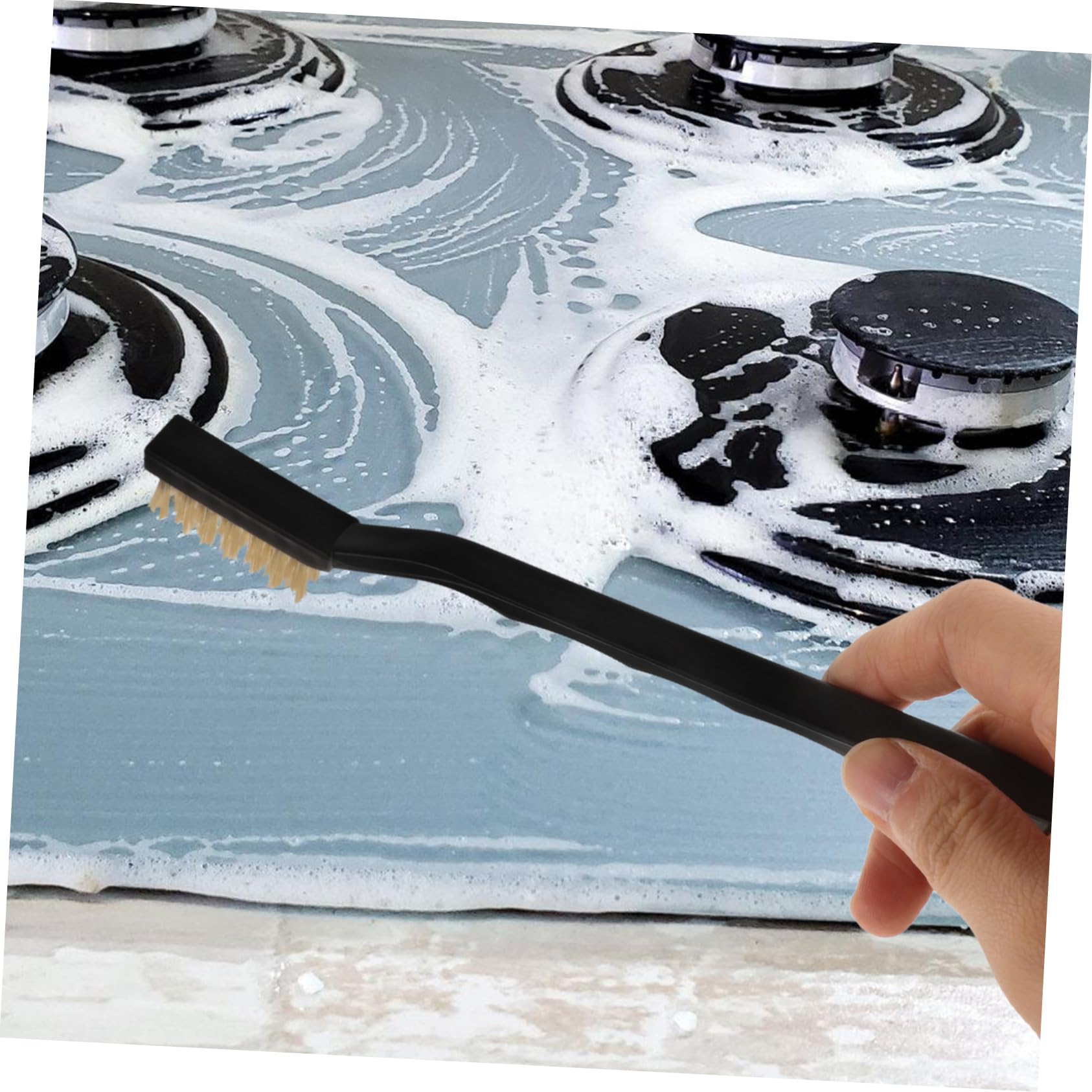 HOMOCONO 3pcs Wire Brushes for Rust Removal for Stoves Sinks and Bricks Compact and Rust Clean Brush for Dirt and Removal