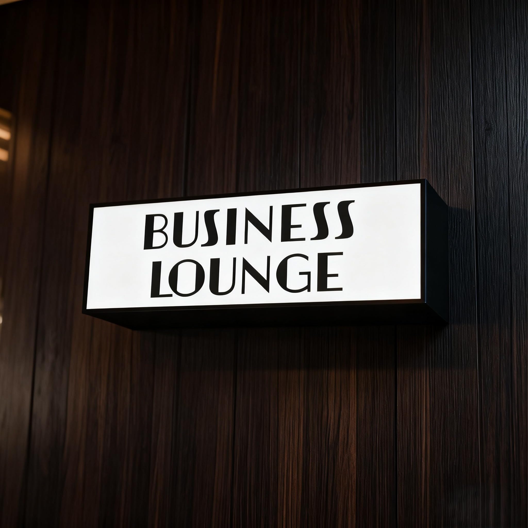 Business Lounge Neon LED RGB Box Luminoso Regolabile Montabile a Parete Pulsante Decorazione Parete per Cinema Biblioteche Caffè Casa Aziende Bar Studio Alimentato USB