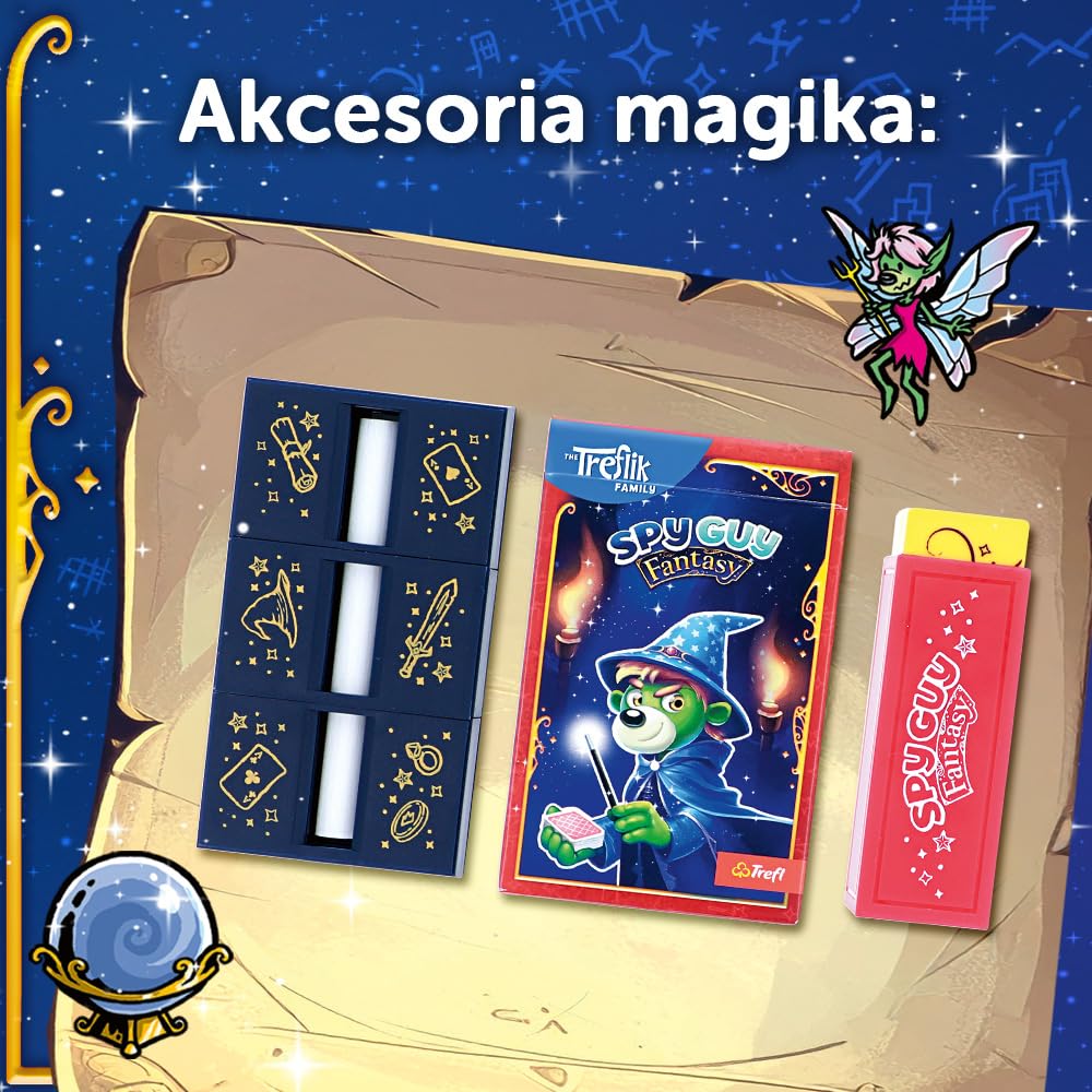 Trefl, Magiczne Sztuczki Spy Guy - Zestaw Startowy Magika - Zestaw Iluzjonisty, Rekwizyty do Sztuczek, dla Dzieci od 6 lat