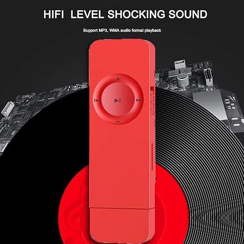 Miniatura 3 de Reproductor de MP3, reproductor de MP3 Dyzeryk de 4 GB con unidad flash USB, reproductor de música MP3 portátil de alta fidelidad sin pérdidas,