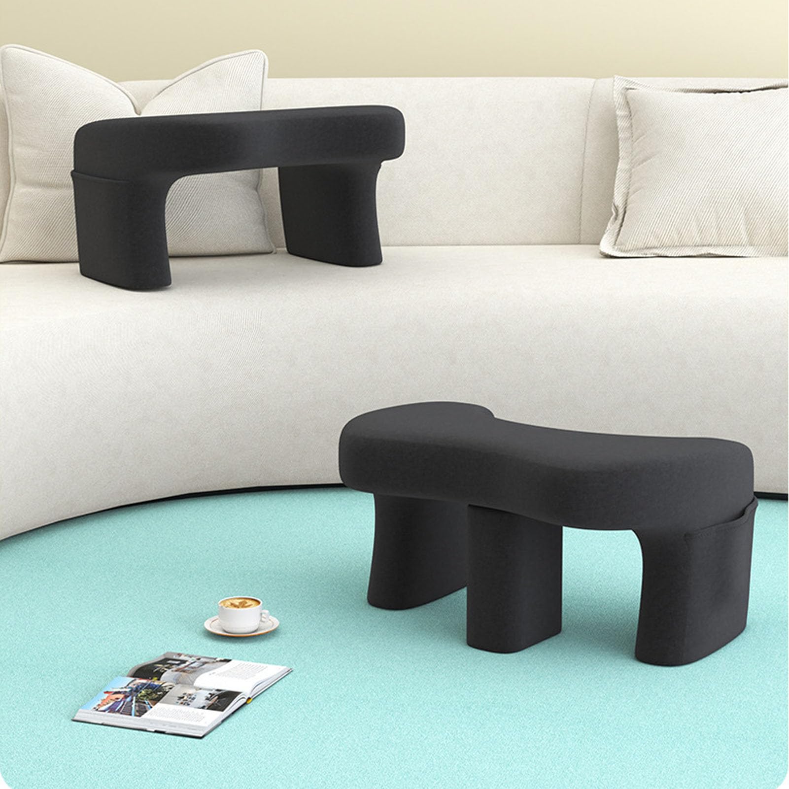 Sonew Almohada de Lectura, Escritorio de Regazo, Almohada para Computadora Portátil, Escritorio para Trabajar, Juegos, Lectura, Escritura en el Piso del sofá de la Cama, Soporte Ergonómico Portátil