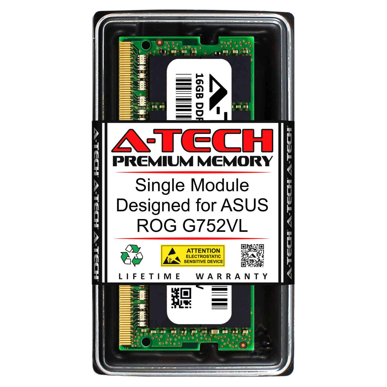 A-Tech 16GB RAM for ASUS ROG G752VL | DDR4 2133MHz SODIMM PC4