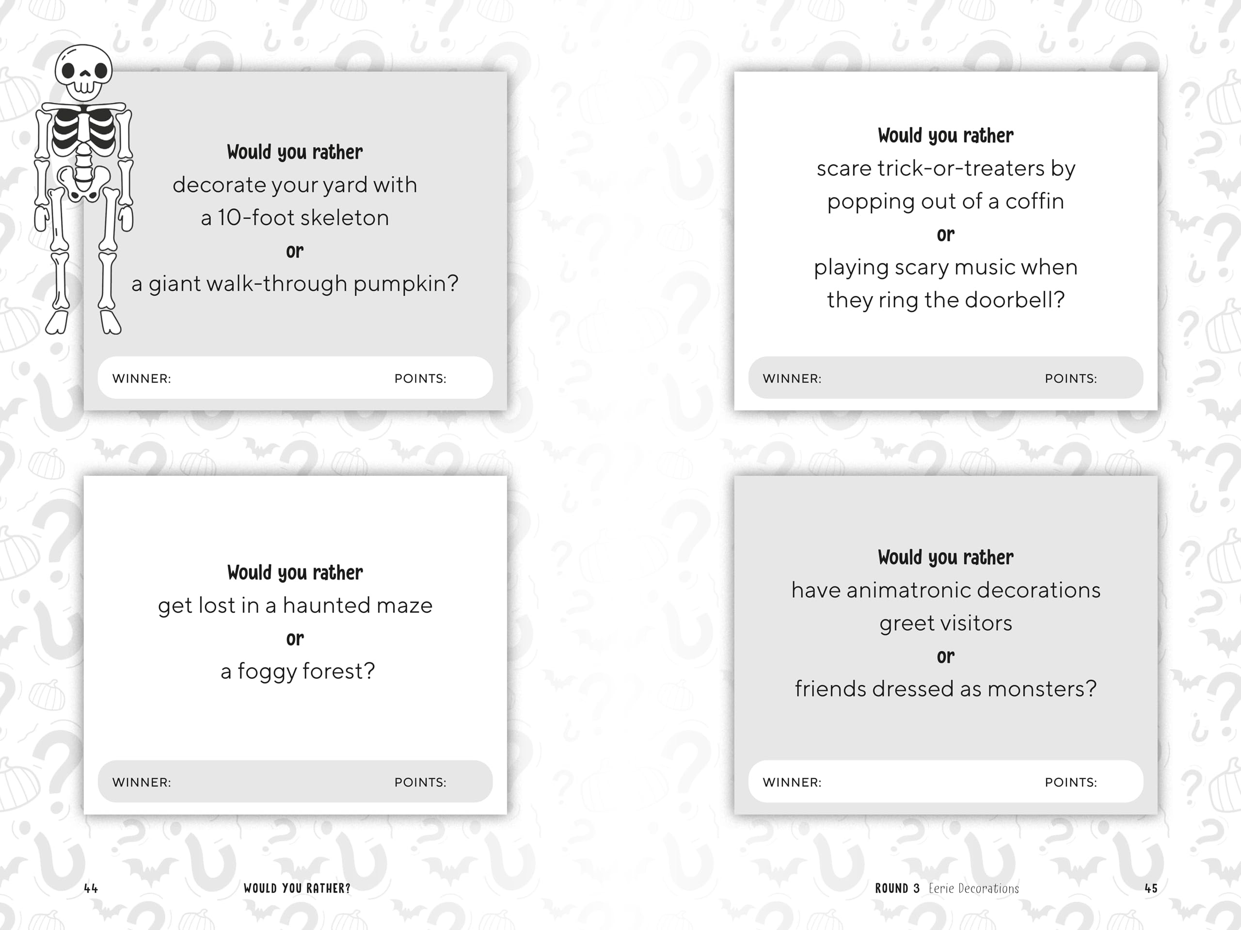 Would You Rather? Halloween Edition: Answer Spooky Questions in a Ghostly Game of Fun