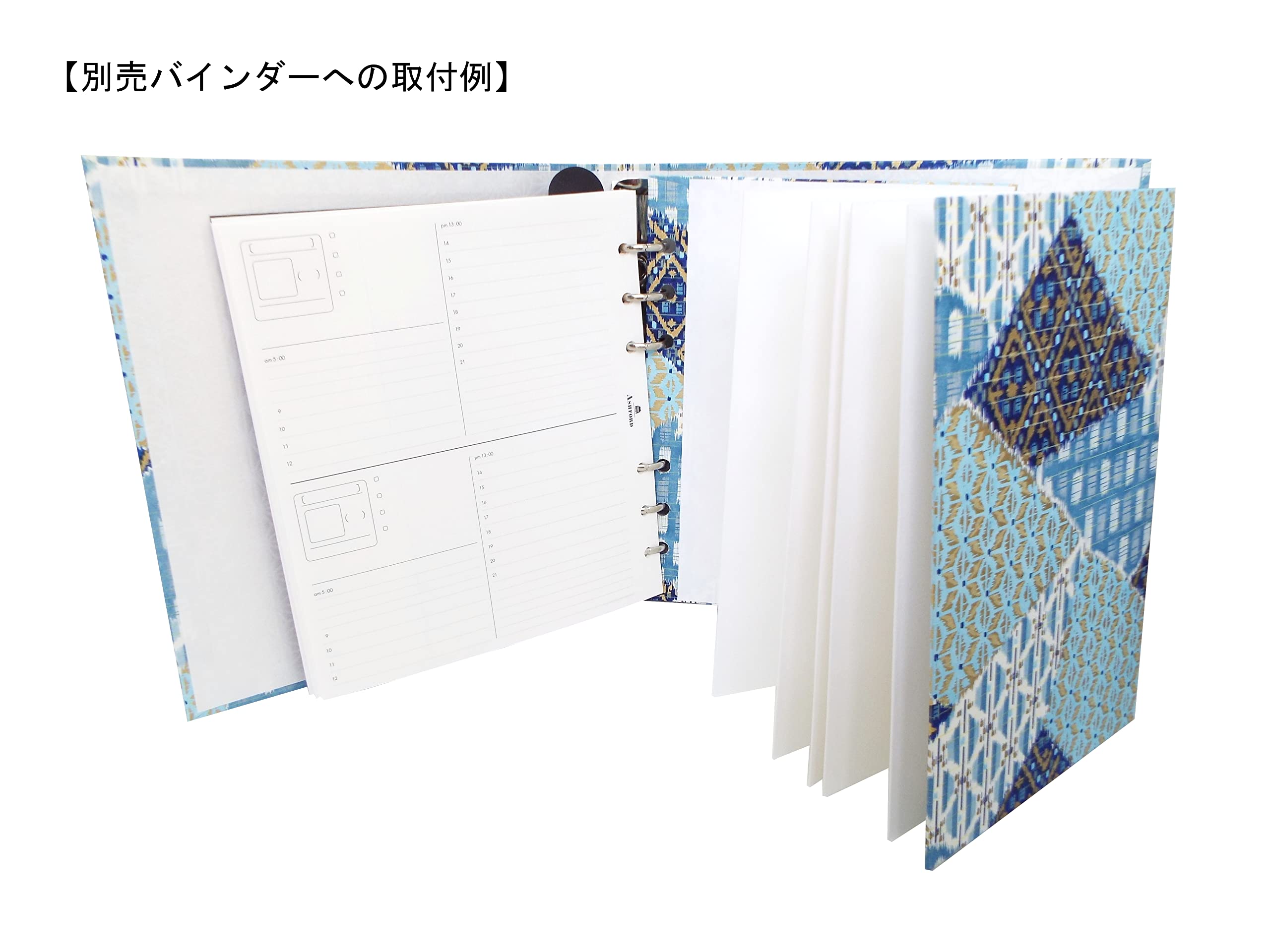 Amazon | 紙TO和 御朱印帳リフィル(バインダー リング6穴 HB×WA5用) 藤