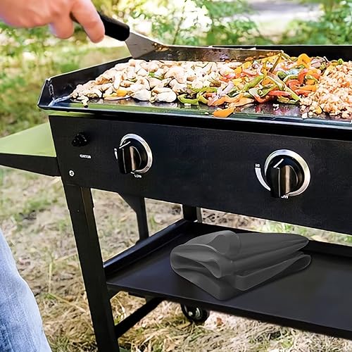 Miniatura 7 de Alfombrilla de silicona para parrilla Blackstone de 28 pulgadas (no compatible con 28XLPro), cubierta de silicona de grado alimenticio resistente,