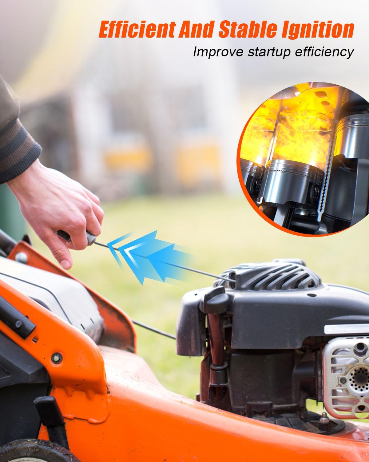 Ignition Coil Compatible with Briggs & Stratton 190402 190403 190406 190407 190412 190415