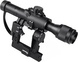 SVD Dragunov Scope POSP Rifle Scope w/Side Rail Mount (4x26mm Scope)