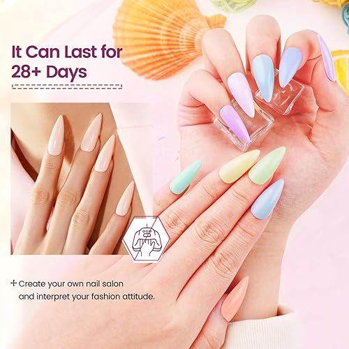 Miniatura 5 de Openlive Dip Powder Nail Kit- 56 Color Nail Dip Powder Starter Kit Quick Drying Dip Powder for Home Salon Dipping Nail Manicure